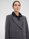 Orsay Šedý dámský kabát ORSAY