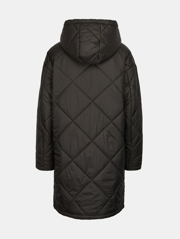 Orsay Černý dámský prošívaný kabát ORSAY