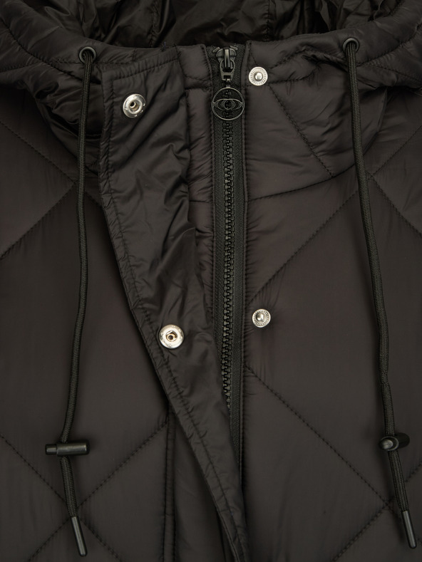 Orsay Černý dámský prošívaný kabát ORSAY