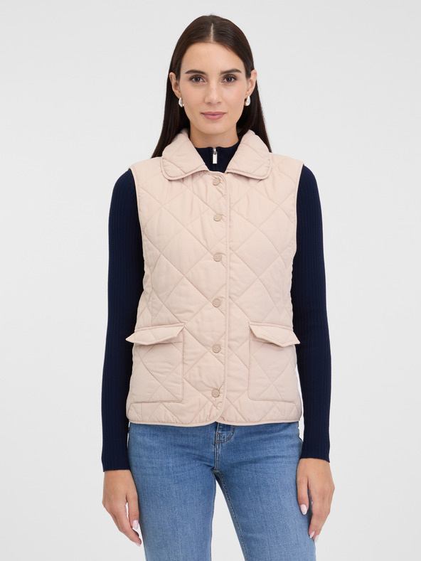 Orsay Krémová dámská vesta ORSAY