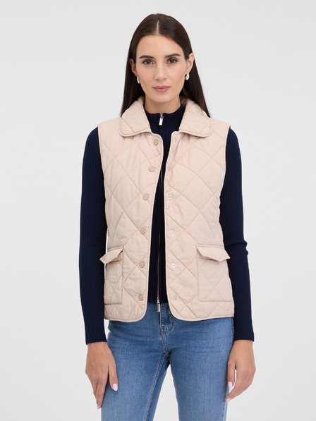 Orsay Krémová dámská vesta ORSAY