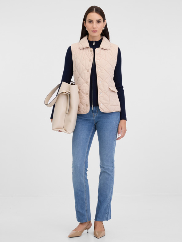 Orsay Krémová dámská vesta ORSAY