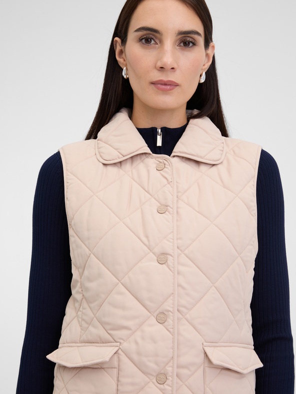 Orsay Krémová dámská vesta ORSAY