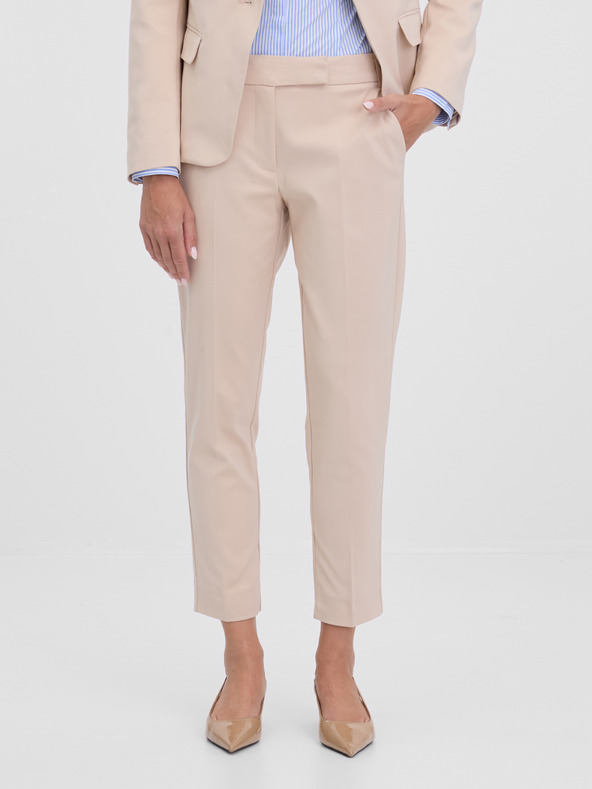 Orsay Krémové dámské kalhoty ORSAY