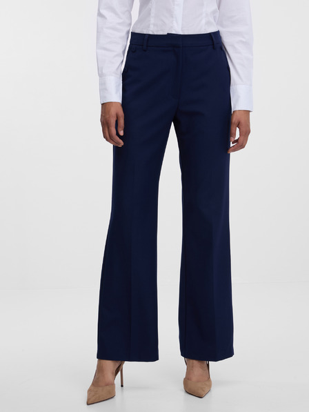 Orsay Tmavě modré dámské kalhoty ORSAY