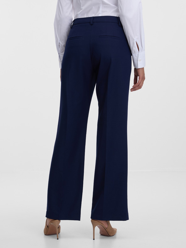 Orsay Tmavě modré dámské kalhoty ORSAY