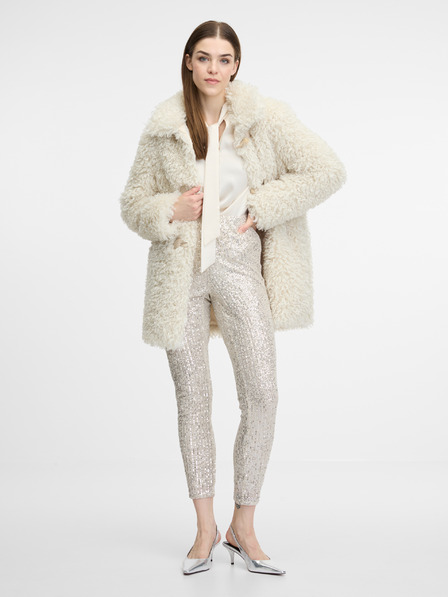 Orsay Krémové dámské legíny ORSAY