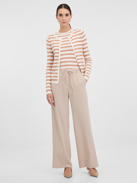 Orsay Krémové dámské kalhoty ORSAY