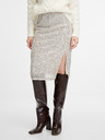 Orsay Krémová dámská pouzdrová sukně ORSAY