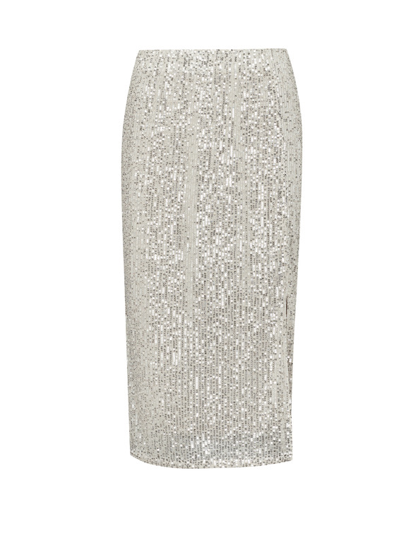 Orsay Krémová dámská pouzdrová sukně ORSAY