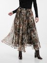 Orsay Hnědá dámská vzorovaná midi sukně ORSAY