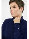Orsay Tmavě modrý dámský svetr s rolákem ORSAY