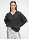 Orsay Tmavě šedý dámský svetr ORSAY