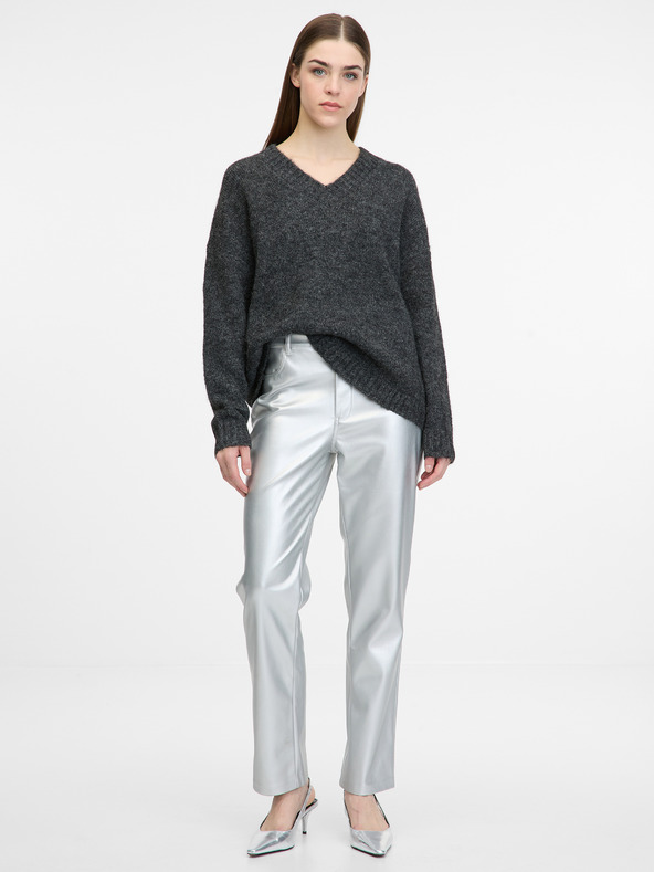 Orsay Tmavě šedý dámský svetr ORSAY