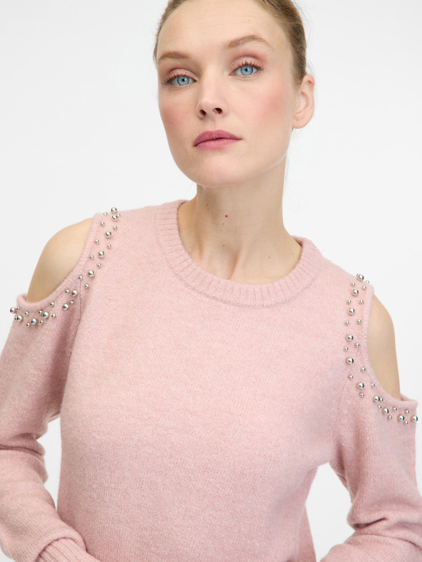 Orsay Světle růžový dámský svetr ORSAY