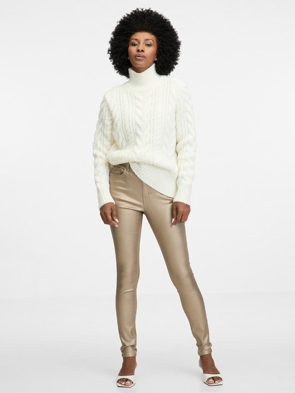 Orsay Krémový dámský rolák ORSAY