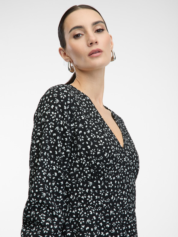 Orsay Černá dámská midi šaty ORSAY