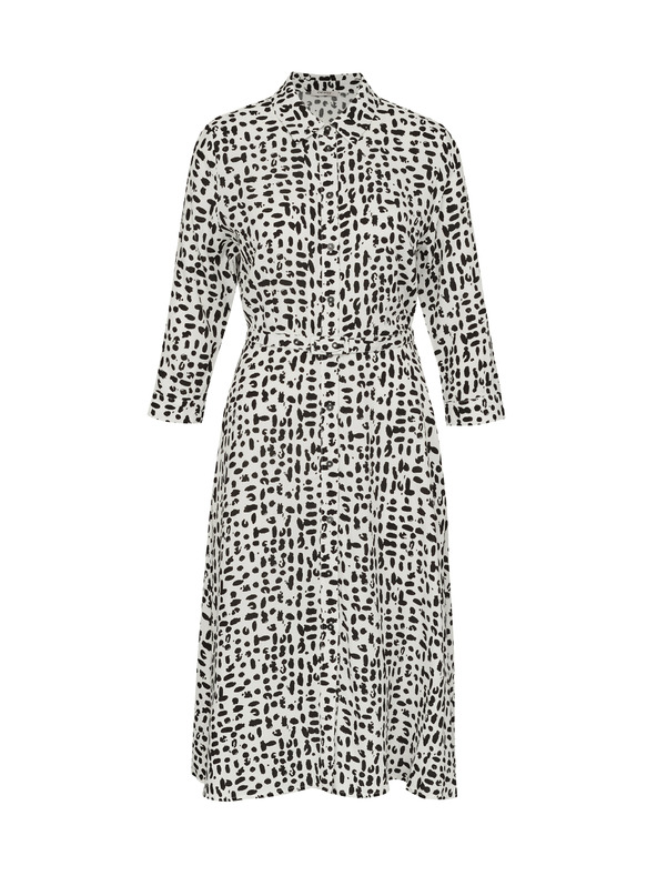 Orsay Krémové dámské košilové šaty ke kolenům ORSAY