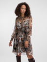 Orsay Hnědé dámské vzorované šaty ORSAY