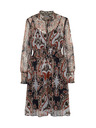 Orsay Hnědé dámské vzorované šaty ORSAY