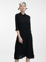 Orsay Černé dámské košilové šaty ke kolenům ORSAY