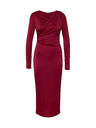 Orsay Vínové dámské midi šaty ORSAY