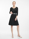 Orsay Černé dámské šaty ke kolenům ORSAY
