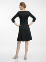 Orsay Černé dámské šaty ke kolenům ORSAY