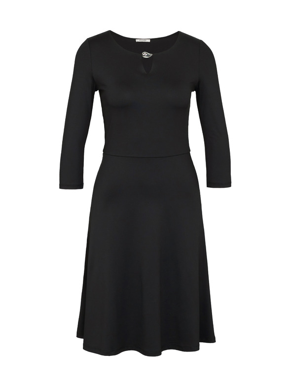 Orsay Černé dámské šaty ke kolenům ORSAY