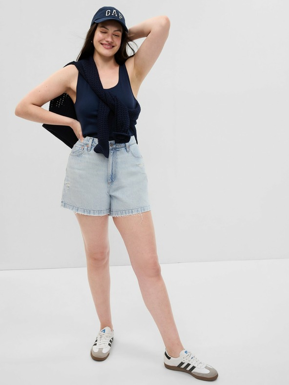 GAP Džínové kraťasy high rise GAP