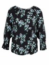 Orsay Černá dámská květovaná halenka ORSAY