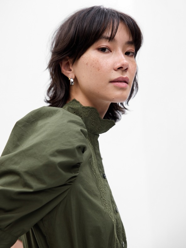 GAP Mini šaty s nabíranými rukávy GAP