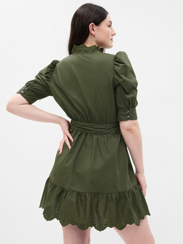 GAP Mini šaty s nabíranými rukávy GAP