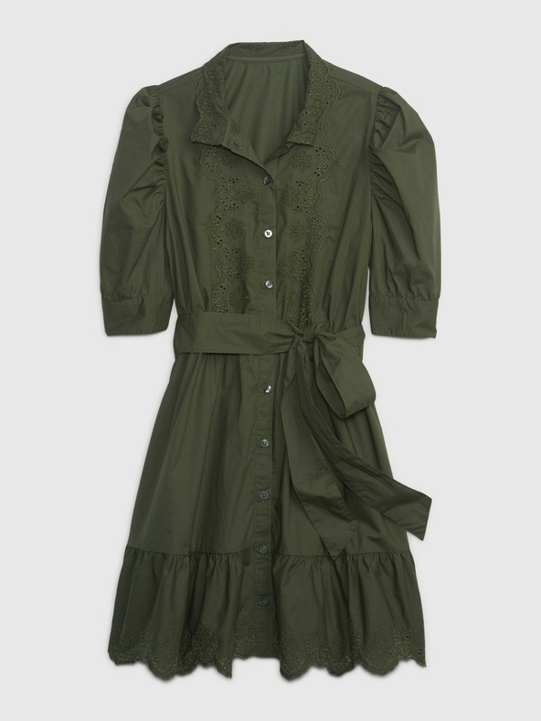 GAP Mini šaty s nabíranými rukávy GAP