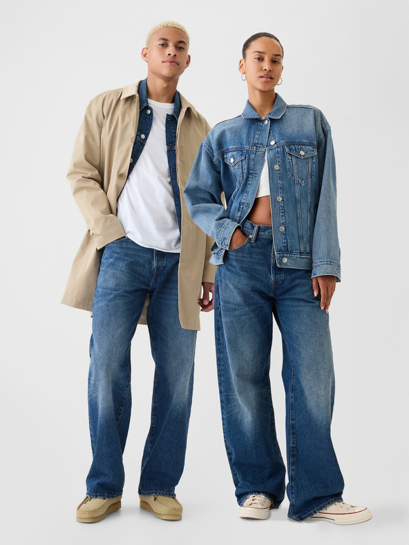 GAP Džíny 90s Loose Organic Unisex GAP