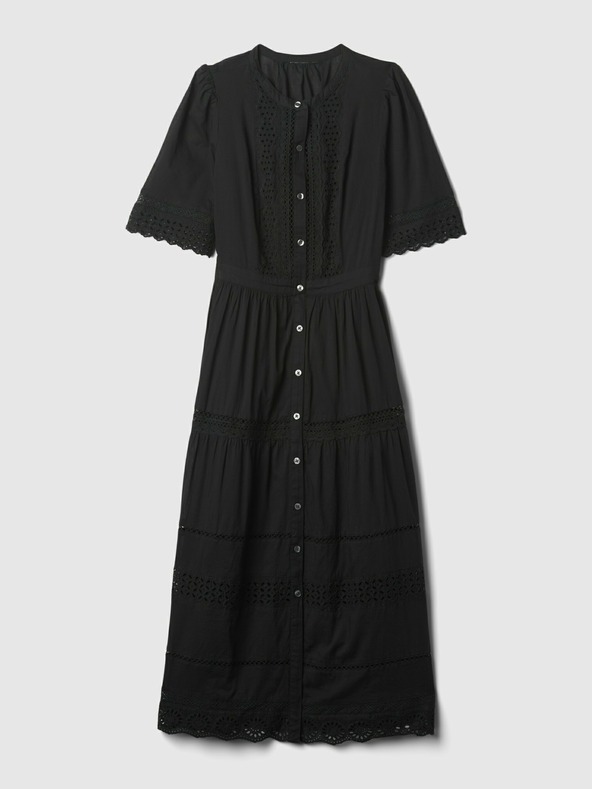 GAP Krajkové midi šaty GAP