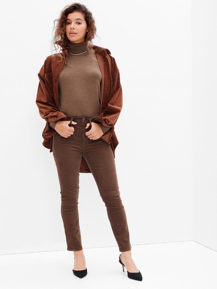 GAP Manšestrové kalhoty slim vintage GAP