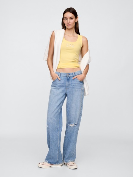 GAP Žebrované tílko s logem GAP