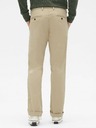 GAP Kalhoty essential khaki straight fit GapFlex GAP