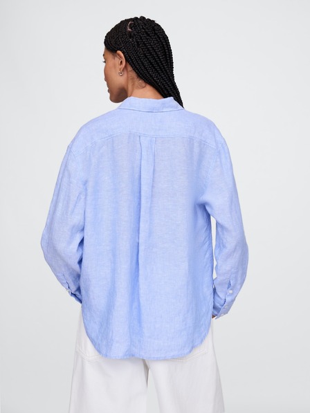 GAP Lněná oversize košile Big Shirt GAP
