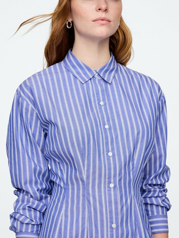 GAP Košilové popelínové mini šaty Gap