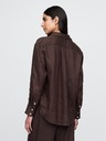 GAP Lněná oversize košile Big Shirt GAP
