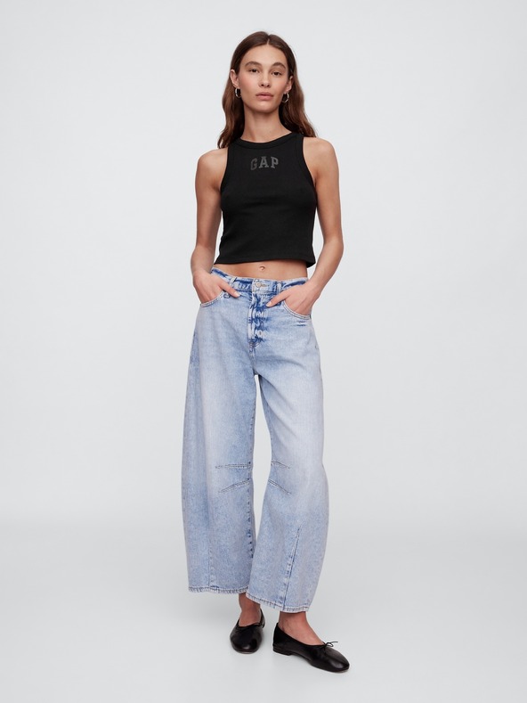 GAP Žebrované tílko s logem GAP