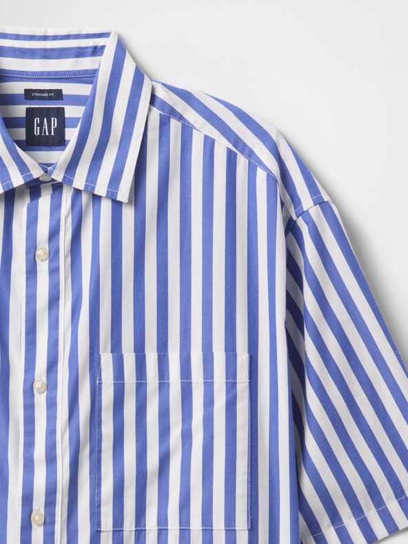GAP Oversize popelínová košile GAP