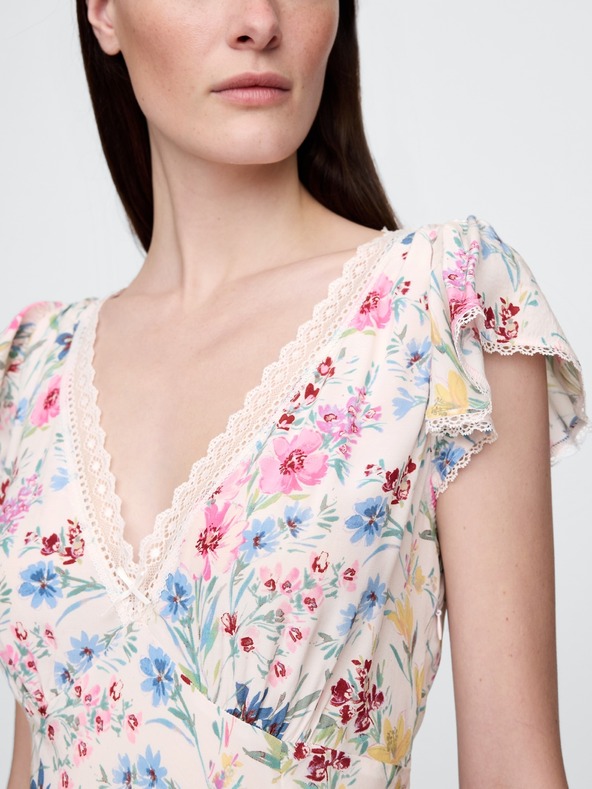 GAP Květované maxi šaty GAP