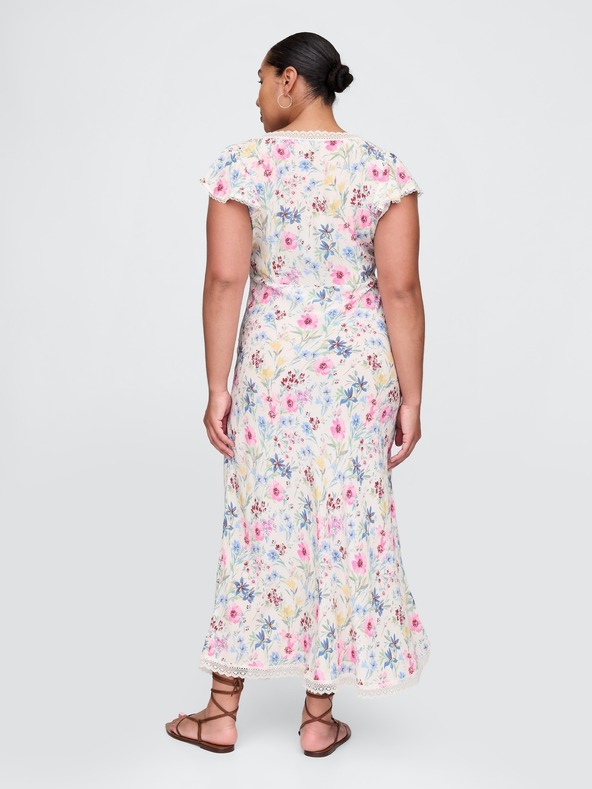 GAP Květované maxi šaty GAP