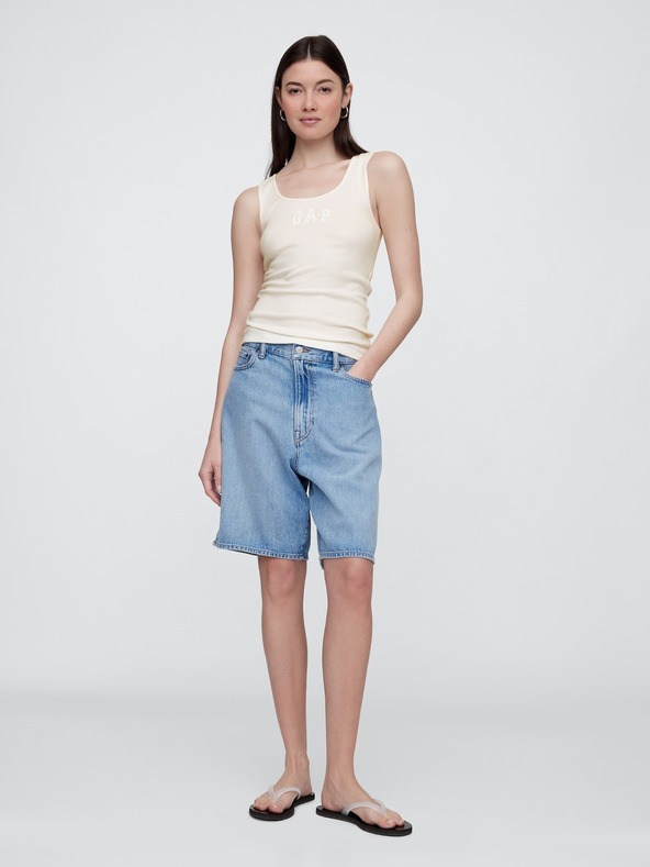 GAP Žebrované tílko s logem GAP