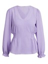 Orsay Světle fialová dámská kostkovaná halenka ORSAY