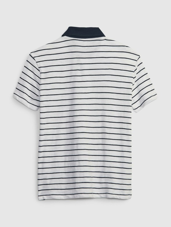 GAP Dětské pruhované polo tričko GAP