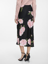 Orsay Černá dámská midi sukně s květinovým vzorem ORSAY